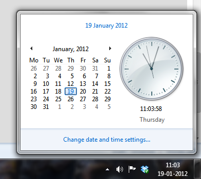 change date and time change date and time